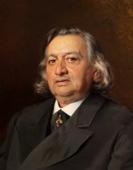 Константин Маковский. Портрет оперного артиста О. А. Петрова. 1871.